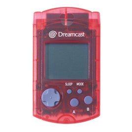 Sega Dreamcast Visual Memory Unit (Clear Red)