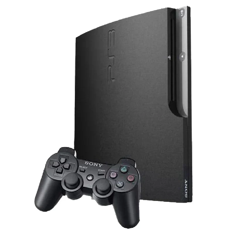 Sony Playstation 3 Slim Console in Black 320 store GB and 17 games!