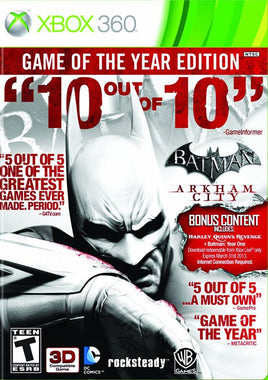 Batman: Arkham City [Game of the Year] (Xbox 360)